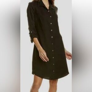 THREE DOTS: black dress